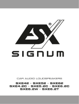 Audio Design ESX SIGNUM SXE42 User manual