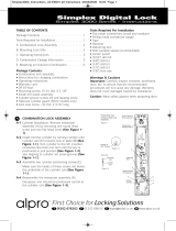 alpro 3000 SERIES Instructions Manual