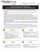 Acuity Brands Lighting CSXW-LED Installation guide