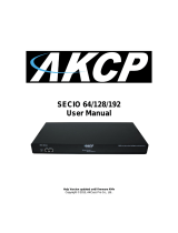 AKCP SECIO 64 User manual