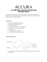 Accura ACC5008 Athena Operating instructions