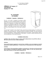 Allstyle VL Series Installation Instructions Manual