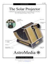 AstroMedia Solar Projector User manual