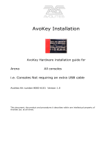 Avolites AvoKey Hardware Installation Manual