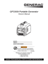 Generac GP3300i G0071540 User manual