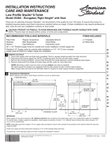 American Standard 2548A100.020 Installation guide
