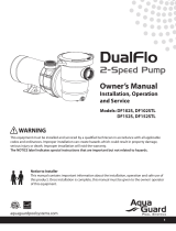 Aqua Guard DualFlo DF102STL Owner's manual