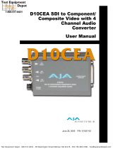 AJA D10CEA User manual