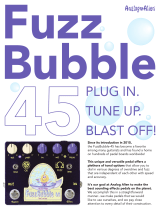 Analog Alien FuzzBubble-45 User manual