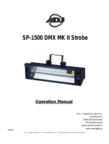 ADJ SP-1500 DMX MKII Owner's manual