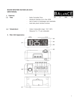 Balance Time 862458 User manual