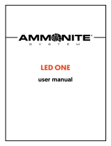 Ammonite LED ONE User manual