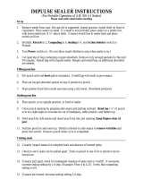 AIE 305 A1 Operating instructions