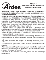 Ardes AR1S15 Instructions For Use Manual