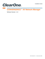 ClearOne CONVERGENCE AV Network Manager User guide