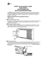 AT&T SPIRIT 616 EXPANSION UNIT Installation guide