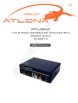 Atlona AT-SAV14 User manual