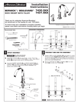 American Standard BERWICK 7431.9 Series Installation guide
