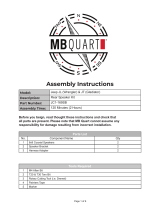 MB QUART JC1-169SB User manual