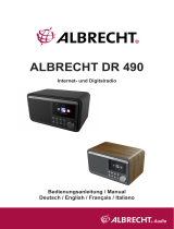 Albrecht DR 490 Walnuss-Holz, Digitalradio Internet/DAB+/UKW Owner's manual