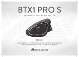 Midland BTX1 Pro S Bluetooth Kommunikation, Doppelset Owner's manual