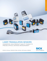 SICK Laser Triangulation Sensors DT20 Hi, OD Value, OD1000, OD Mini, OD Max, OD Precision, OD5000 Product information