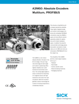 SICK A3M60: Absolute Encoders Multiturn, PROFIBUS Product information