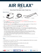 Air Relax AIRRELAX-1 Quick Manual