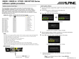 Alpine X902D Series Software Update Procedure