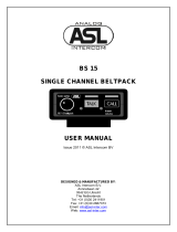 ASL INTERCOM BS 15 User manual