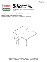 Audio Visual Furniture 411 Assembly And Setup Instructions