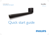 Philips CSS2123B Quick start guide