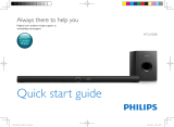 Philips HTL3150B/37 Quick start guide