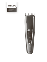Philips HC7650/15 Tondeuse Cheveux lavable Series 7000 User manual