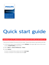 Philips 65PFL5504/F7 Quick start guide