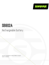 Shure SB902A Rechargeable Battery User guide