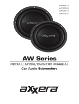 Axxera AW series Installation & Owner's Manual