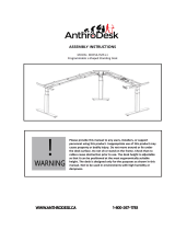 AnthroDesk MDESK-TMP-L1 Assembly Instructions Manual