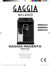 Gaggia MAGENTA PRESTIGE User manual