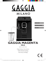 Gaggia MAGENTA MILK Owner's manual