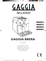 Gaggia Brera Owner's manual