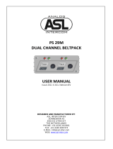 ASL INTERCOM PS 29M User manual