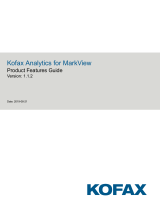 Kofax Analytics for MarkView 1.1.2 User guide