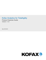 Kofax Analytics for TotalAgility 1.4.1 Features Guide