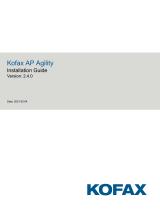 Kofax AP Agility 2.4.0 Installation guide