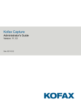 Kofax Capture 11.1.0 Operating instructions