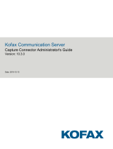 Kofax Communication Server 10.3.0 Operating instructions
