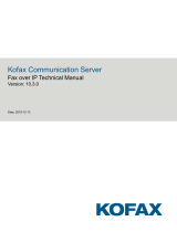 Kofax Communication Server 10.3.0 Technical Manual