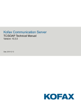 Kofax Communication Server 10.3.0 Technical Manual