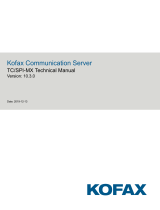 Kofax Communication Server 10.3.0 Technical Manual